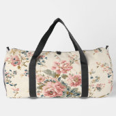 Zeitlose Blüten Reise Duffle Bag (Rückseite)