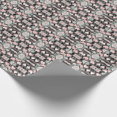 Zeitlose Blüten Valentinstag Wrapper Geschenkpapier (Ecke)