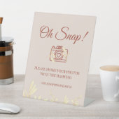 Zeitlose Blütenhochzeit Sockelschild (In SItu)