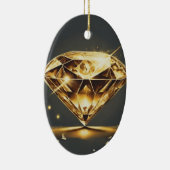 Zeitlose Diamond Gem Keramik Ornament (Rechts)