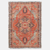 Zeitlose Echos: Heritage Boho Oriental Marokkanisc Decke (Vorderseite Vertikal)