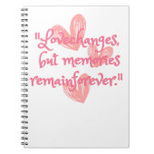 Zeitlose Echos Notizblock (Vorderseite)