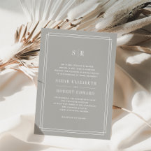 Zeitlose Einladung zum Hochzeitsfeiern | Griechenl