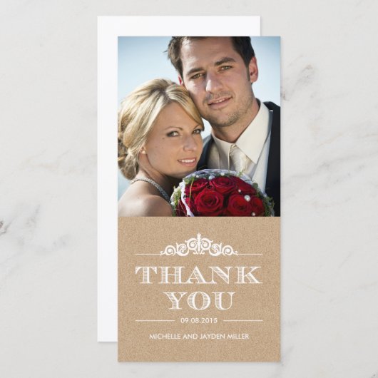 Zeitlose Einschätzung Dankeschön Karten - Handwerk (Vorne/Hinten)