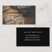 Zeitlose Elegance Business Card Design Glaubwürdig Visitenkarte (Vorne/Hinten)