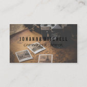 Zeitlose Elegance Business Card Design Glaubwürdig Visitenkarte (Vorderseite)