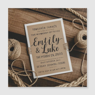 Zeitlose Elegance Hochzeit Einladung