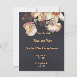 Zeitlose Elegance Hochzeitkarte