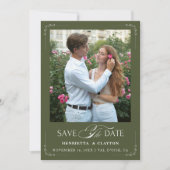 Zeitlose Elegance Save The Date (Vorderseite)