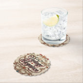 "Zeitlose Elegance verfeinert" Untersetzer (Vor Ort)