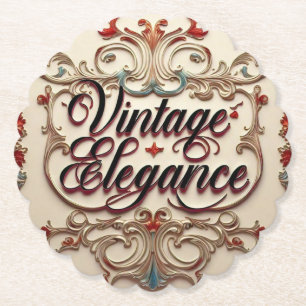 "Zeitlose Elegance verfeinert" Untersetzer