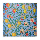 Zeitlose Elegance: William Morris's Vier Früchte Fliese (Vorderseite)