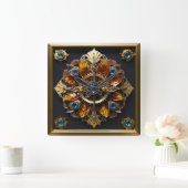 Zeitlose Eleganz ⏰ ✨ - Anpassbare Wall-Uhr Quadratische Wanduhr (Zuhause)