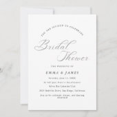 Zeitlose Eleganz | Brautparty Einladung (Vorderseite)