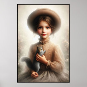Zeitlose Eleganz der viktorianischen Ära Wand Poster