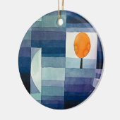 Zeitlose Eleganz: Der Vorbote des Herbstes Keramik Ornament (Links)