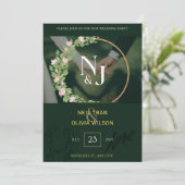 Zeitlose Eleganz: Die blutige Einladung zur Hochze (Stehend Vorderseite)