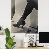 Zeitlose Eleganz: Dorothy Locarno Poster (Heimbüro)