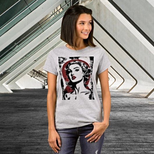 Zeitlose Eleganz: Film Noir Femme T-Shirt