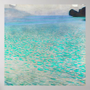 Zeitlose Eleganz: Gustav Klimts Attersee Poster