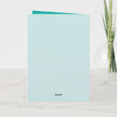 Zeitlose Eleganz: Ikonisches Porträt der 60er Jahr Einladung (Rückseite)