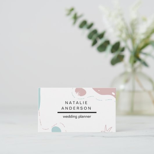 Zeitlose Eleganz in jeder Detail Prägung Visitenkarte (Stehend Vorderseite)