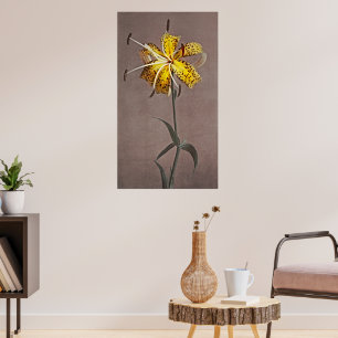 Zeitlose Eleganz: Japanische Lily Poster