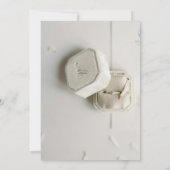 "Zeitlose Eleganz: Klassische Einladung zur Hochze (Rückseite)