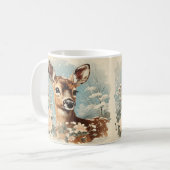 Zeitlose Eleganz, Retro Xmas Kaffeetasse (Vorderseite Links)