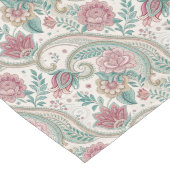 Zeitlose Eleganz: Viktorianischer Blumentisch Akze Großer Tischläufer (Ecke)