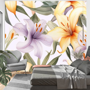 Zeitlose Eleganz: Vintage botanische Flora Tapete