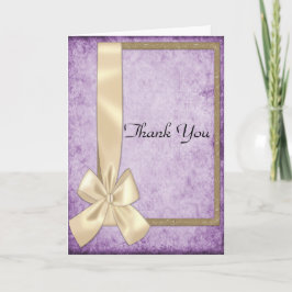 Zeitlose Eleganz: Violet Wedding Danke Cards