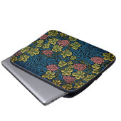 Zeitlose Eleganz: William Morris Weinmuster Laptopschutzhülle (Vorne Knopf)