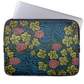 Zeitlose Eleganz: William Morris Weinmuster Laptopschutzhülle (Vorderseite)