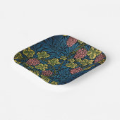 Zeitlose Eleganz: William Morris Weinmuster Pappteller (Gewinkelt)