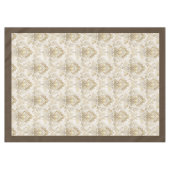 Zeitlose Elfenbeindämme weiche Aquarellfarbenakzen Tischdecke (Vorderseite (Horizontal))