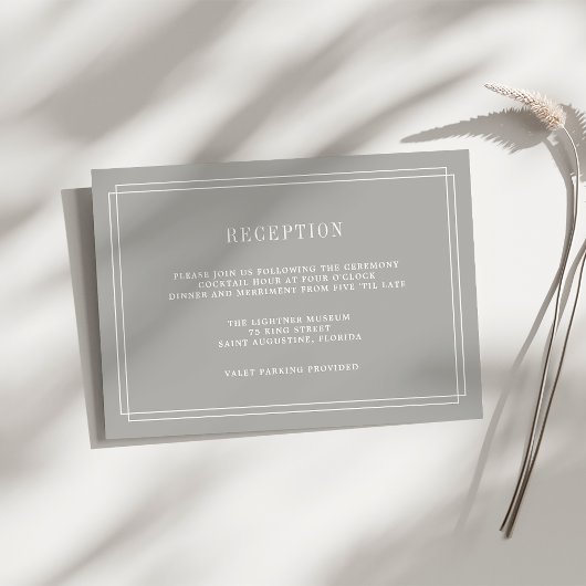 Zeitlose Empfang-Karte | Griechenland Einladung