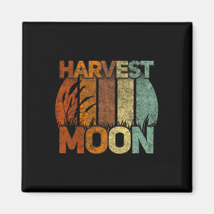 Zeitlose Ernte Moon Herbst T für Frauen Männer Kin Magnet