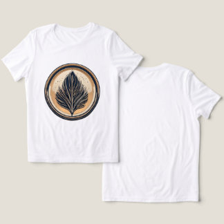 Zeitlose Erzählkunst - Minimalistischer Federkiel Tri-Blend Shirt