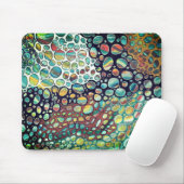 Zeitlose farbenfrohe Kieselsteine Original-Kunstwe Mousepad (Mit Mouse)