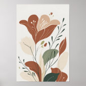 Zeitlose Flora Poster (Vorne)