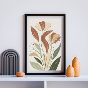 Zeitlose Flora VI Poster