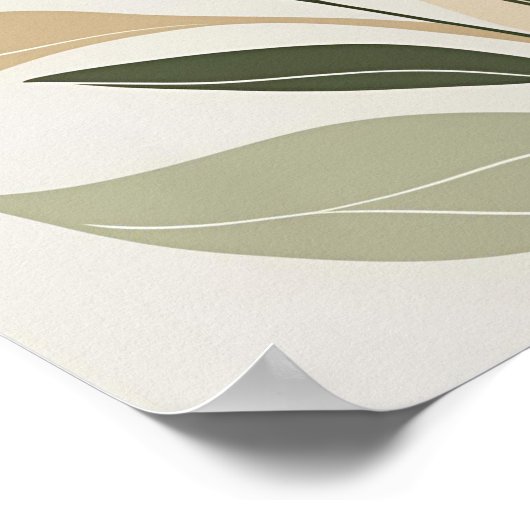 Zeitlose Flora VI Poster (Ecke)