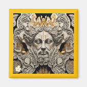 "Zeitlose Folklore-Kunst" Magnet (Vorne)