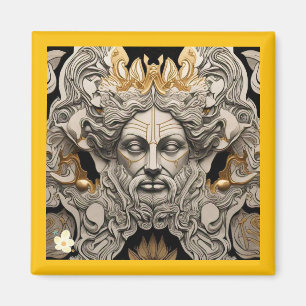 "Zeitlose Folklore-Kunst" Magnet