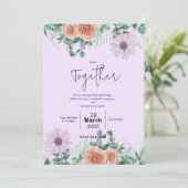 Zeitlose Freundschaft Einladung (Stehend Vorderseite)