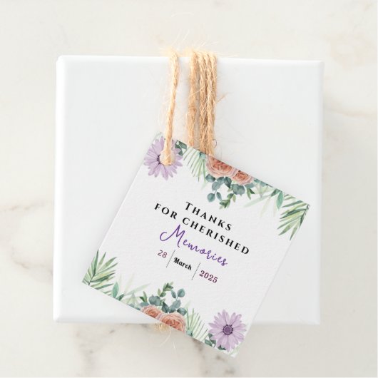 Zeitlose Freundschaft Geschenkanhänger (Beispiel)