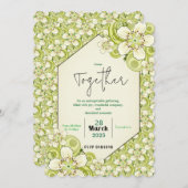 Zeitlose Freundschaft mit Liebe Einladung (Vorne/Hinten)