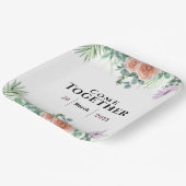 Zeitlose Freundschaft Pappteller (Gewinkelt)