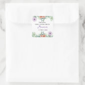 Zeitlose Freundschaft Quadratischer Aufkleber (Tasche)